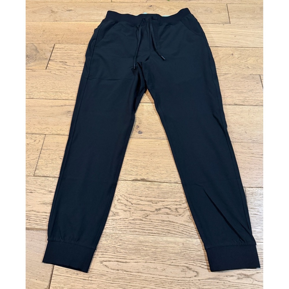 BirdDogs Boom Joggers Black Elastic Waist Drawstring Cuffed Ankle XL NWOT (492)